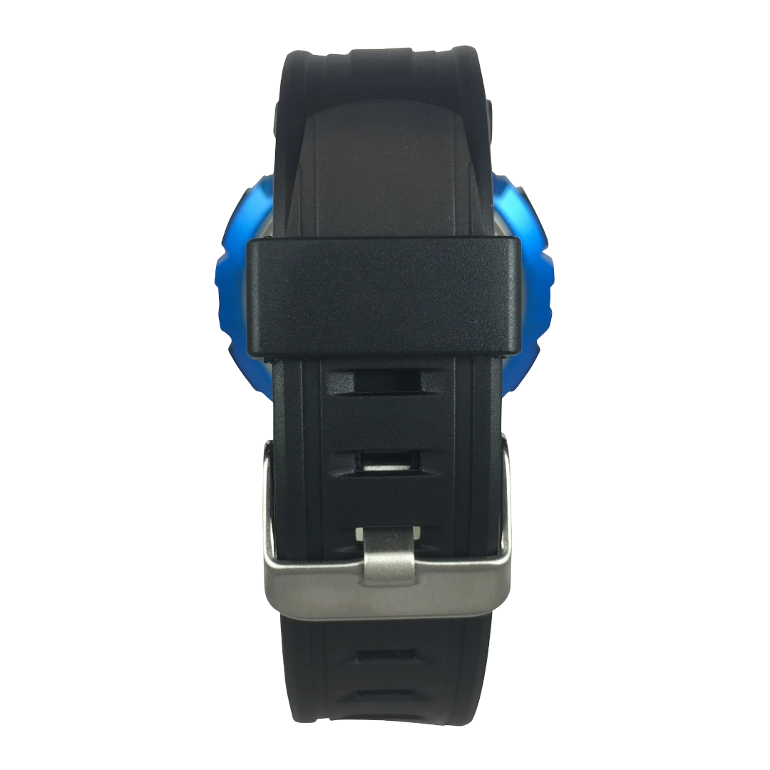 Men’s Digital Sport Watch with Black and Blue Dial - Image 2